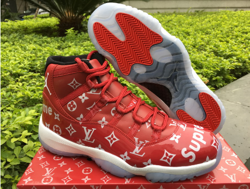 Amazing Air Jordan 11 Gym Red Black-White